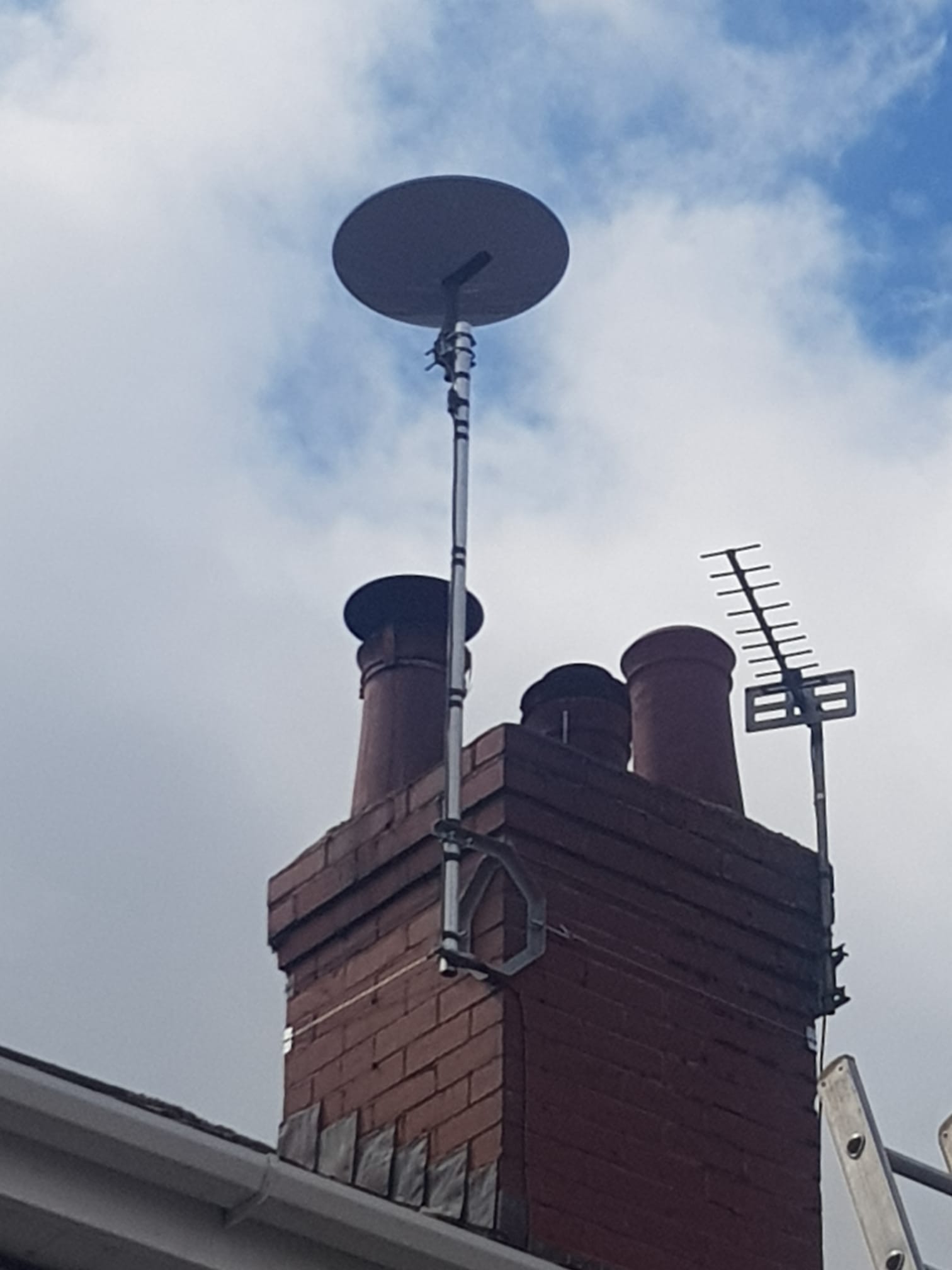 Installation of new Starlink in Lathom