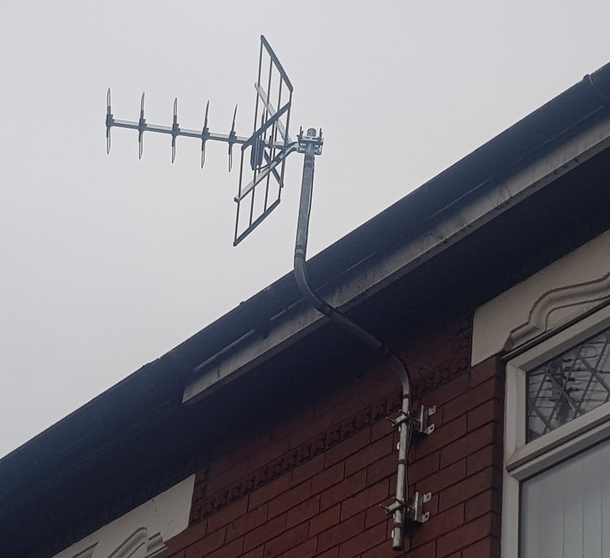 Installation of new TV Aerial in Irlam!